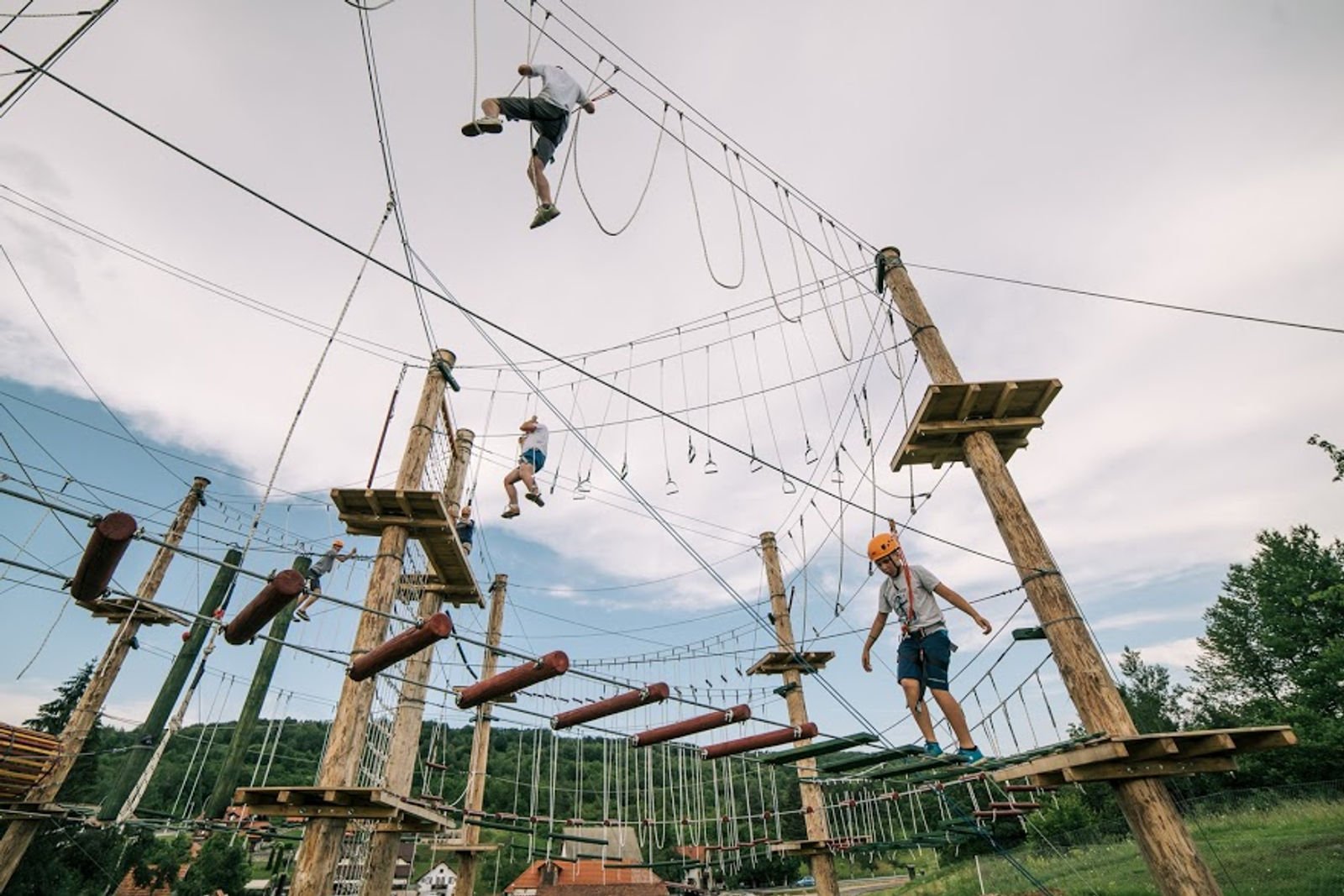 Hochseilgarten im Adrenalin Park OGI