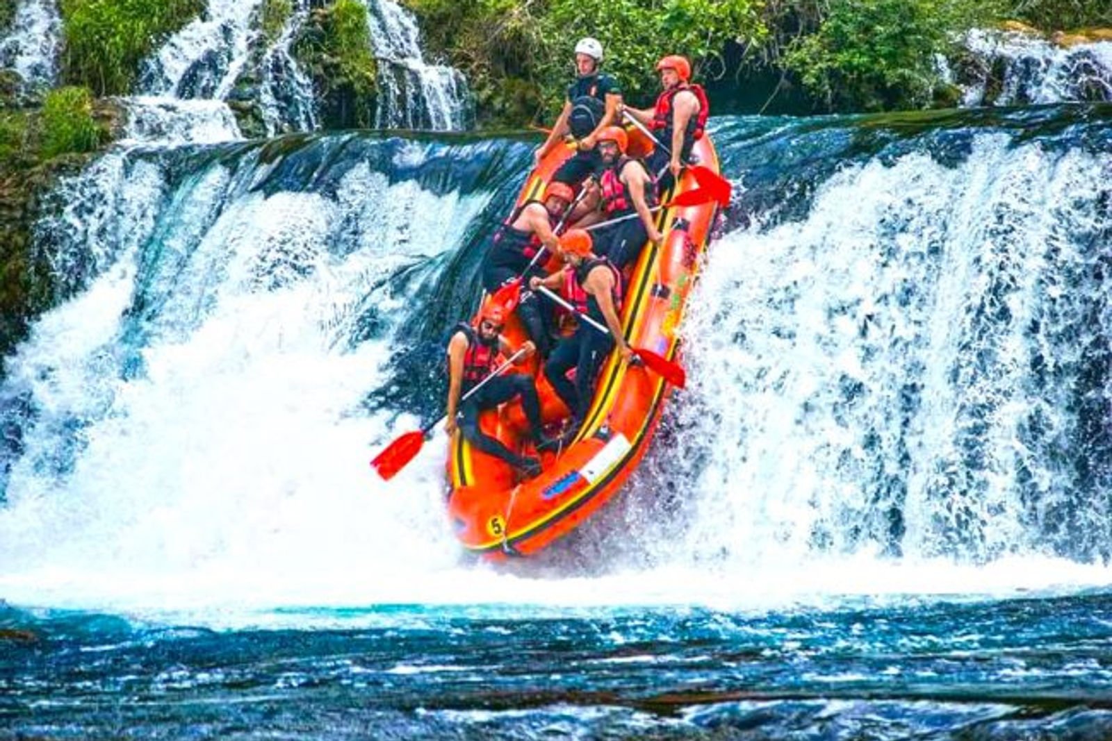 Rafting auf der Una
