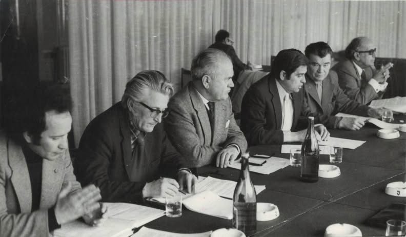 Josip Movčan bei einer Arbeitssitzung des Nationalparks